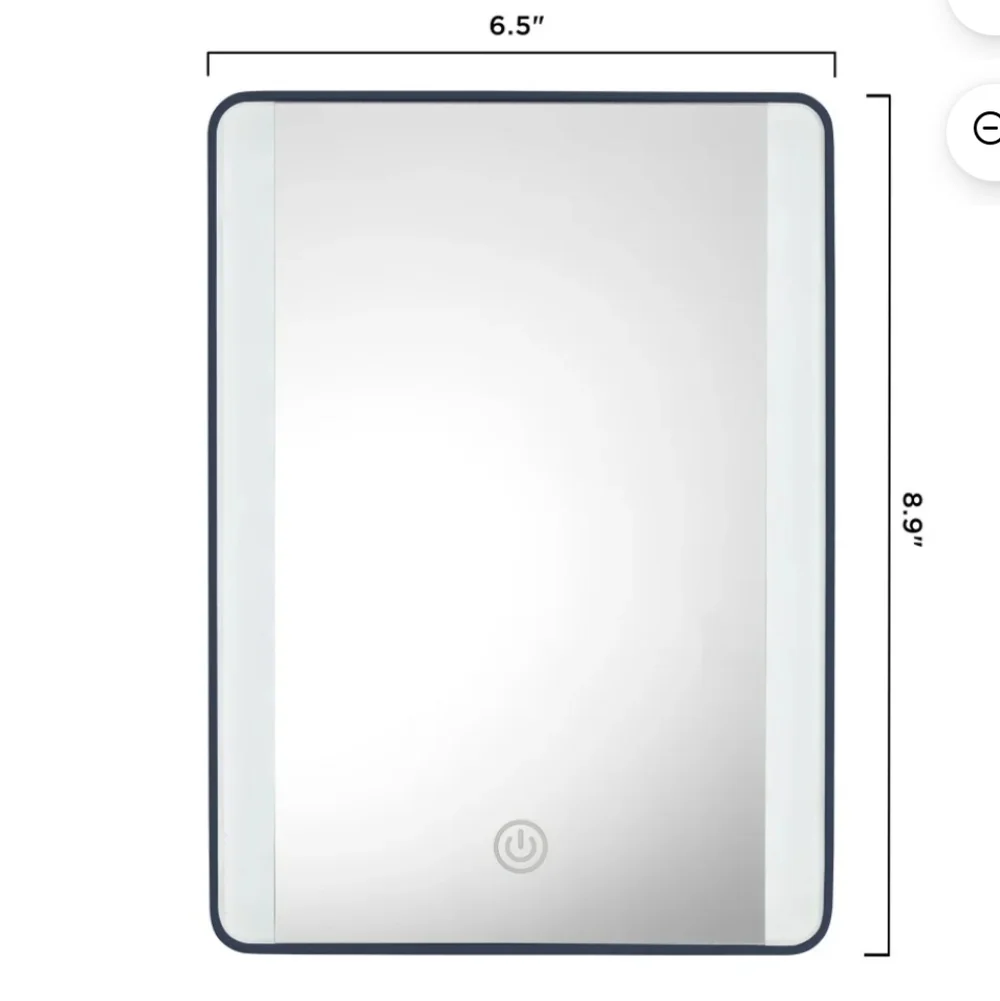 Conair Unfiltered Vibes LED Touchscreen Lighted 1X Magnification Vanity Mirror